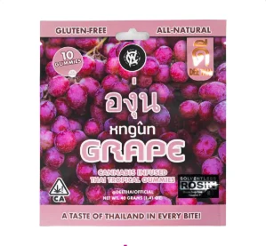 Dee Thai Solventless Rosin Infused Gummies | Grape